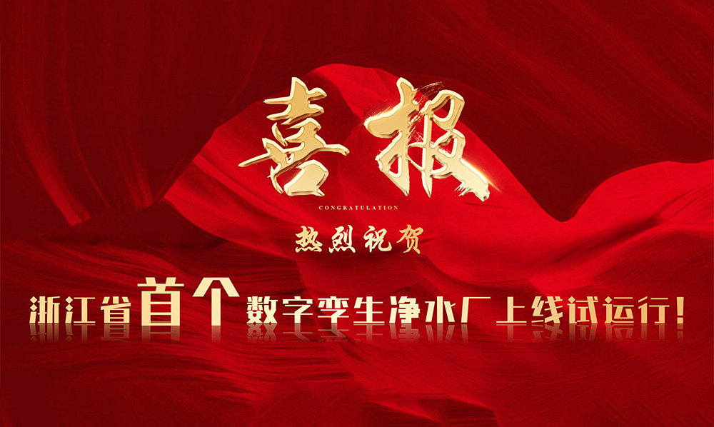 发展动态｜鼎胜环保打造的浙江省首个数字孪生水厂正式投运！